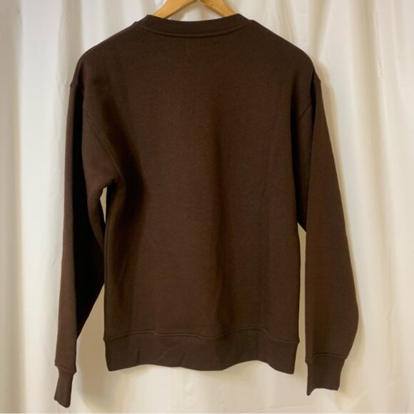 Brunette The Label Core Crew BLONDE French Press Brown XS/S NWT - Picture 8 of 11